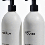 Увлажняющий шампунь и кондиционер YOUtoo Hydrating в белых флаконах 500 мл, вид спереди — YOUtoo