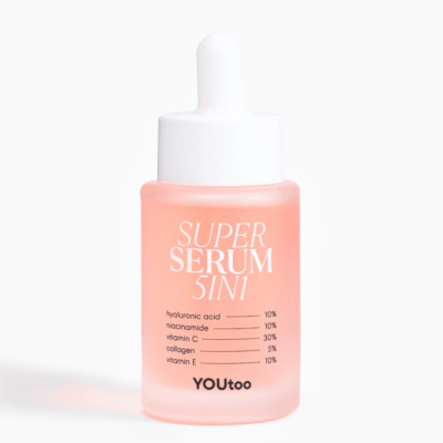 Сыворотка SUPER SERUM 5IN1 YOUtoo в розовом флаконе с пипеткой — YOUtoo