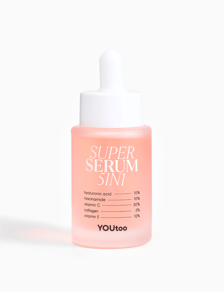 Мультифункциональная сыворотка для лица  SUPER SERUM 5IN1